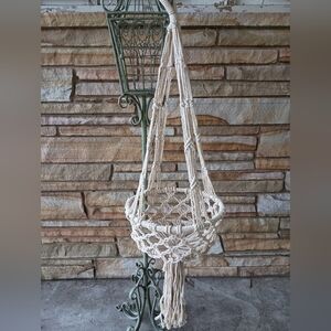 Fab Habitat Hanging Macrame Boho Basket